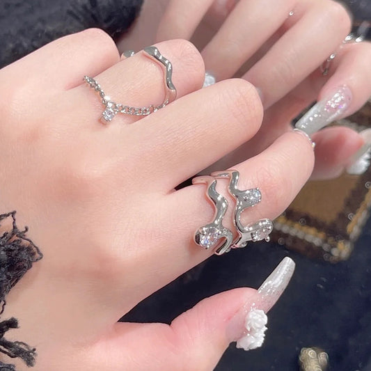 Diamond Sun Rings「set」